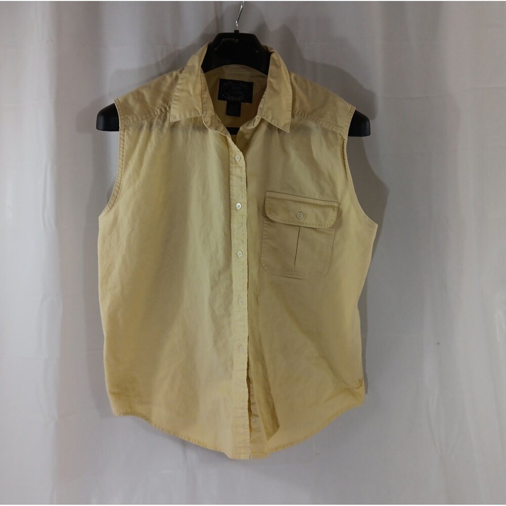 Deep Country Aspen Boulder Adirondack Button Up Shirt Women's Size XL Yellow...